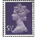 GB, Queen Elizabeth Machin, deep violet-blue 19...