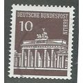BERLIN -1966 10pf 'BRANDENBURG GATES' FINE USED...