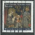 BERLIN -1986 50pf+ 25 'CHRISTMAS' FINE USED (EB...