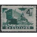 Mi 729 A: 4 L. blue-green Definitive Stamp: Tra...