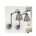 Uolfin Modern Brushed Black Wall Light,1-Light ...