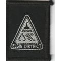 Scout Badge Scotland - Elgin - Hessian Back (BZ...