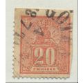 Sweden Stamp Scott #16, Used, Cut Close
