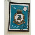 Ascension 1970 Naval Crests 1s 6d HMS Amphion U...