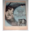 1947 The Long Night Movie Ad w/ Henry Fonda
