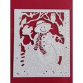 4 x Tattered Lace Die Cuts Friends In The Snow