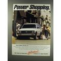 1991 Chevy S-10 Blazer Ad - Power shopping