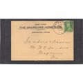 Used Postcard 632 1c Benjamin Franklin CV03689