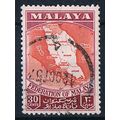 Malaysia 1957 SG4 mal11 Map Of Federation 30c U...