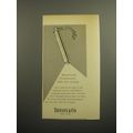 1960 Tiffany & Co. Jewelry Ad - Miniature flashlight and key chain