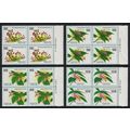 Taiwan Plants Flowers 3rd series 4v Blocks of 4...
