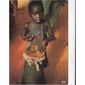 Rhythm School Africa Postcard used creased