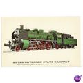 Railway Postcard Royal Bavarian State S3/6 1852...