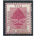 Orange Free State 1891 SG6 6d Rose-Carmine Moun...