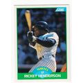 1989 Score Rickey Henderson baseball card #70 –...