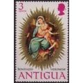 Antigua 1971 Christmas 3c Madonna & Child Unmou...