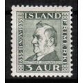 1935 Iceland - M. Jochumsson 3 aur - Sc# 195 Mi...