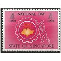 Singapore 1962 SG78 6c National Day Mounted Min...