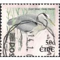 EIRE, BIRDS, Grey Heron, white 2002, 50c, #3