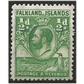 Falkland Islands 1929 SG116 1/2d Green Mounted....