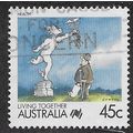 AUS 1988 45c 'LIVING TOGETHER - HEALTH' FINE US...
