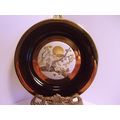 Chokin Triple Owl Plate Hara Risho Arita Ltd #564