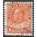 Canada 1923 SG255 $1 Brown-Orange Good+ Used ..