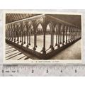vintage postcard Mont St Michel, Le Cloître