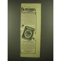 1908 Curtice Brothers Blue Label White Cherries Ad