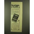 1908 Curtice Brothers Blue Label Soup Ad - Twen...