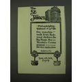 1918 The St. James Hotel Ad