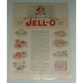 1918 Jell-o Ad - The Big Dessert Little Price