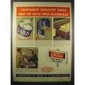 1942 Du Pont Cellophane Ad - Save War Materials