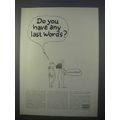 1966 UnirRoyal U.S. Rubber Ad - Have Any Last W...