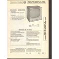 PHILCO chassis TV394 TV396 television receiver ...