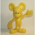 Marx 1970s Disney's Mickey Mouse Yellow Figure