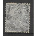 INDIA 1911 3p GREEN SG 152 FINE USED#