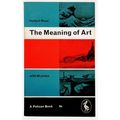 The Meaning Of Art Herbert Read 1962 Book Postcard