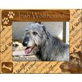 Irish Wolfhound Laser Engraved Wood Picture Fra...