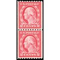 487, Mint VF/XF NH Scarce Coil Pair Post Office...