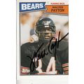 WALTER PAYTON 1987 AUTOGRAPHED CHICAGO BEARS HO...