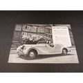 The Riley Open Sports 3-Seater Sales Brochure 1950