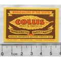 vintage Matchbox Label - Collis & Co. ( Tobacco...