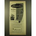 1961 Schumacher Peacham Wallpaper Advertisement