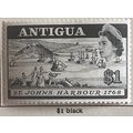 Antigua QEII 1968 $1 Black St John’s Harbour Mo...