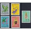 Luxembourg 1977 SG 997-1001 UMM - Flowers/Flora...