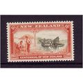 NEW ZEALAND 1940 SG624 9d GOLD MINING OLIVE GRE...