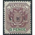 Transvaal 1900 SG230 3d Purple & Green Mounted ...
