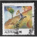AUS 1988 $1.00 'LIVING TOGETHER - RESCUE AND EM...