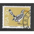 SOUTH AFRICA 1974 20c SOUTHERN YELLOW BILLED HO...
